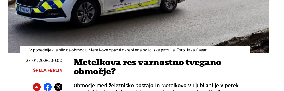 Komentar za Dnevnik na temo varnostno tveganih območij